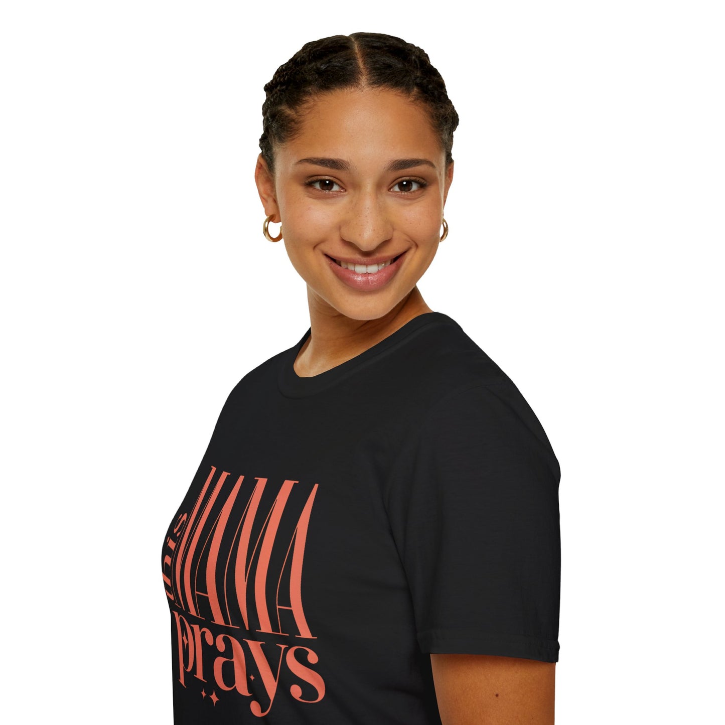 Funny Scripture Mamma Prays Unisex T-Shirt