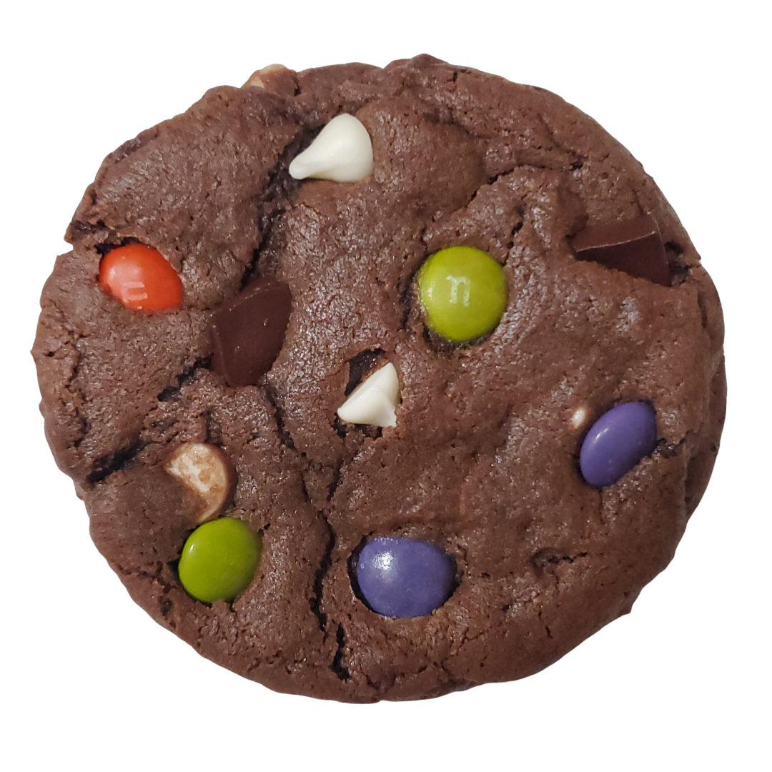 Triple Chocolate Halloween Cookie