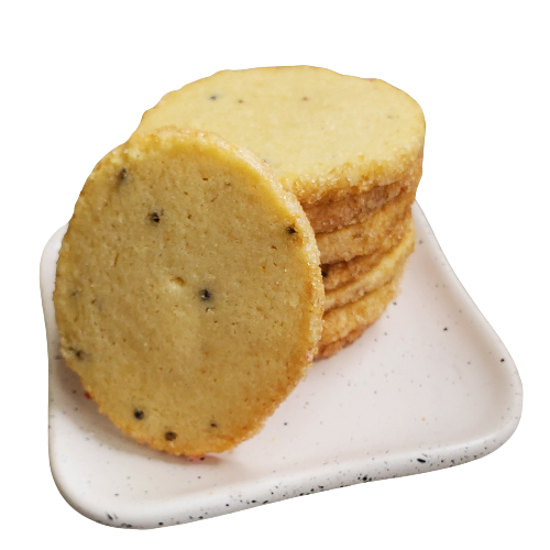 Lemon Lavender shortbread cookies