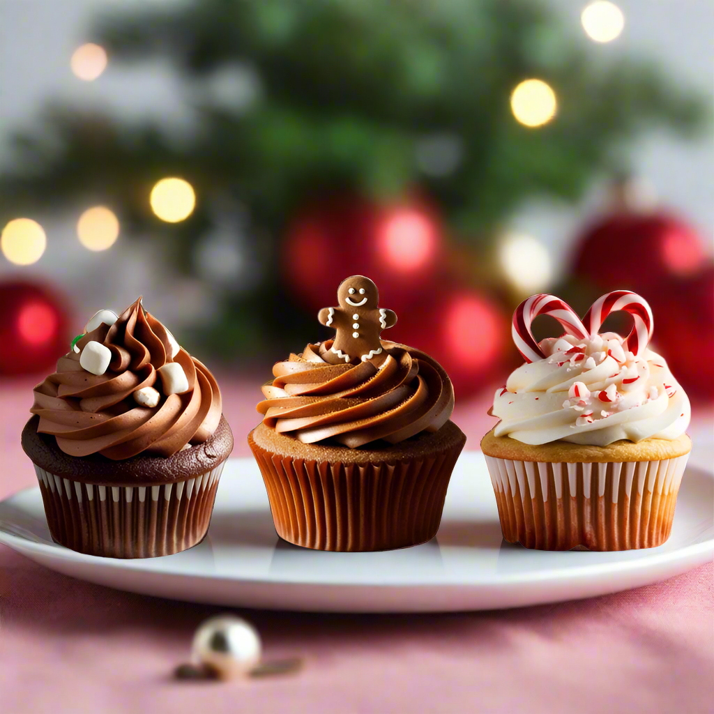 Seasons Greetings Cupcakes