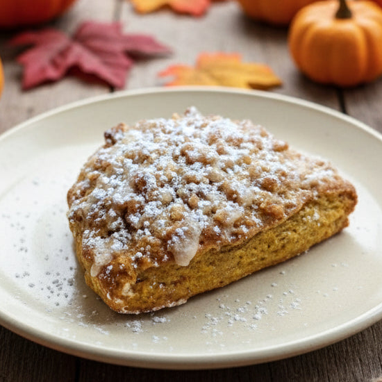 Pumpkin Streusal Cream Scone