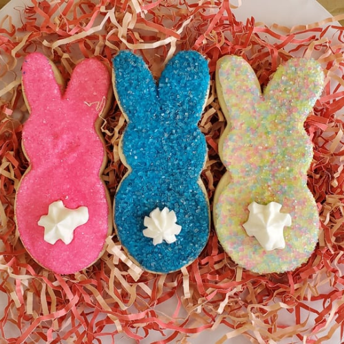 Bunny Royal icing cookies