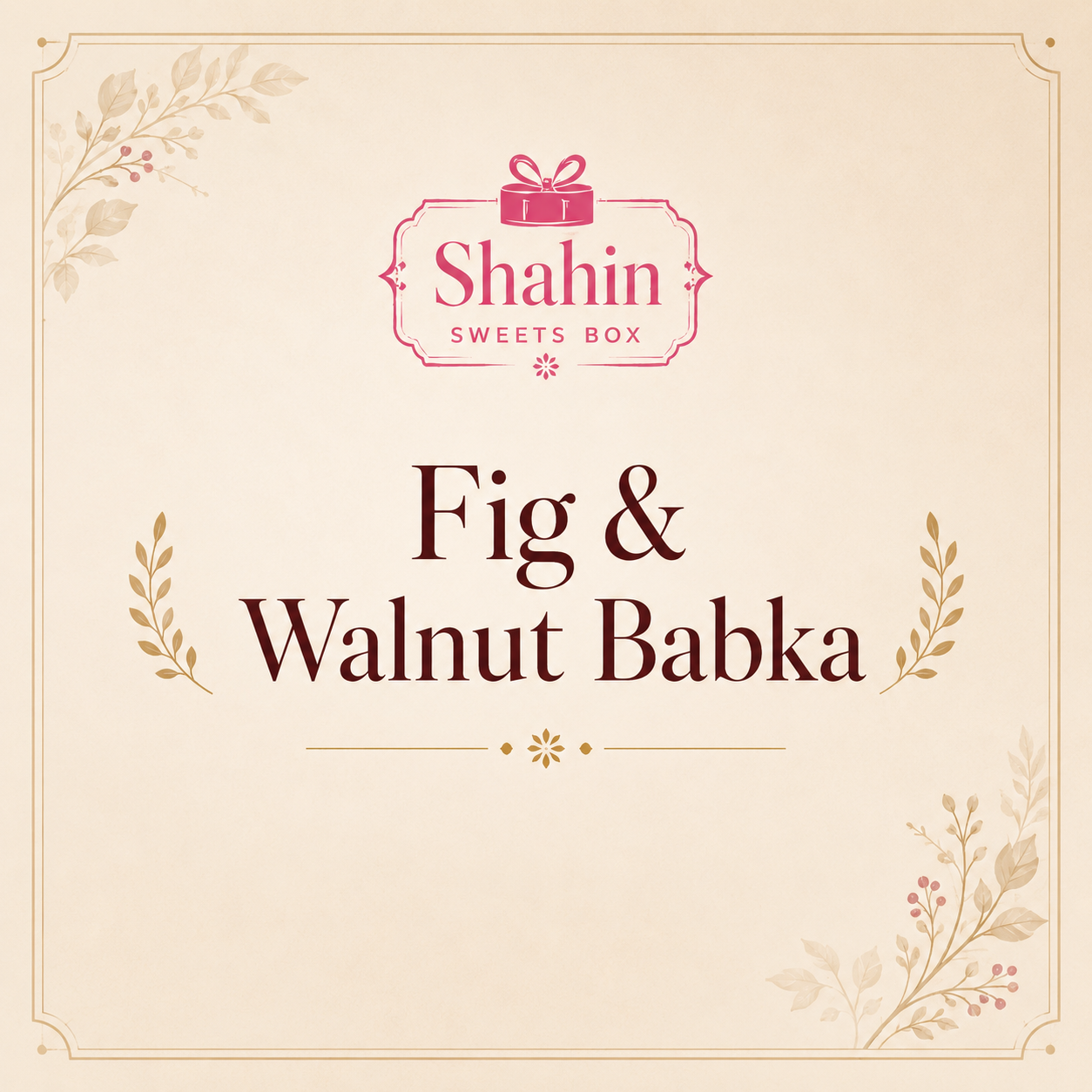Fig & Walnut Babka