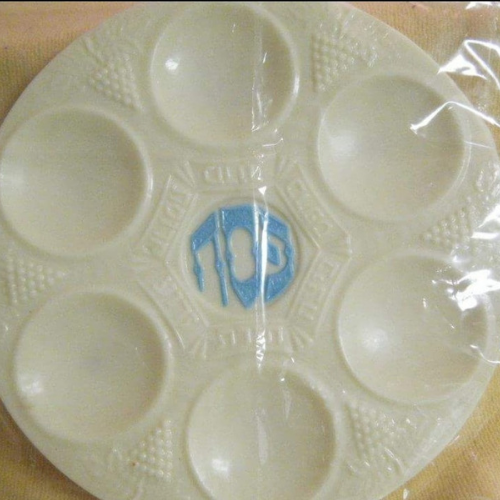 Chocolate Sedar Plate