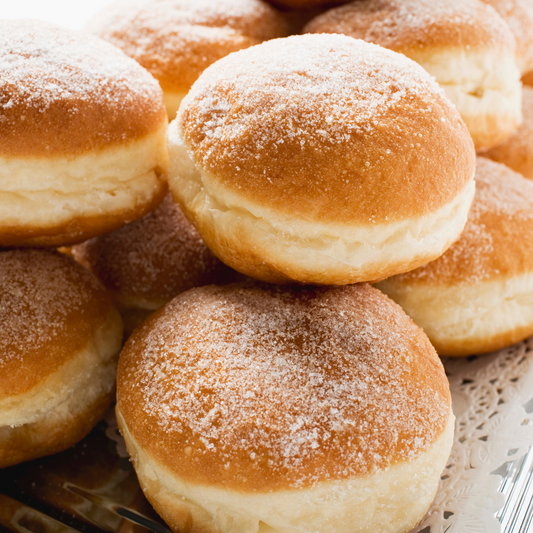 Sufganiyot (jelly doughnuts)