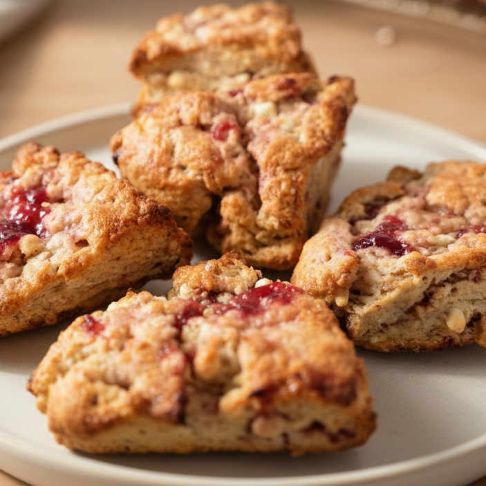 Strawberry Cream scone