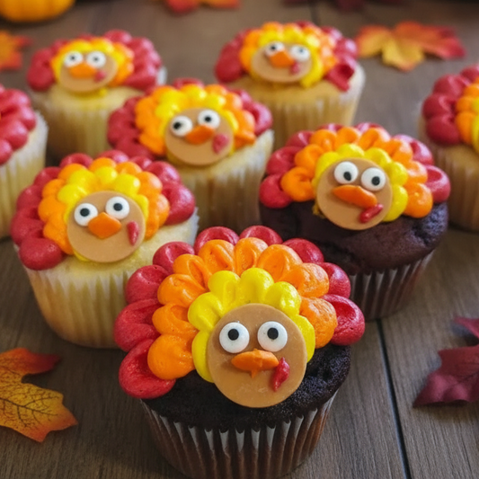 Turkey cupcakes