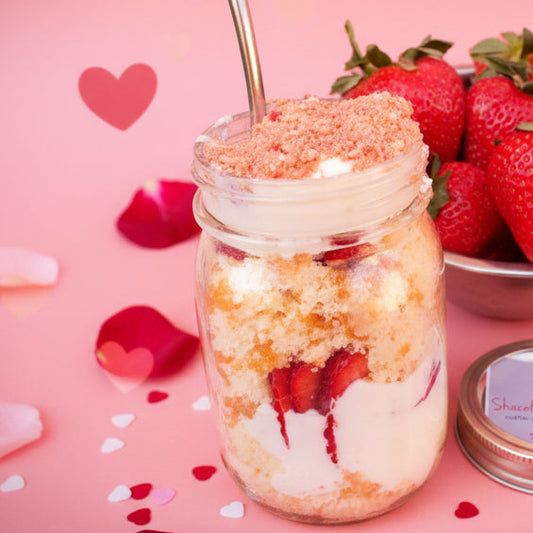 Valentine’s Cake Jars (Serves Two)