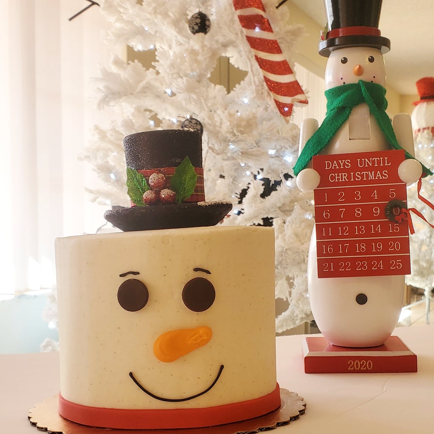 Snowman Cake