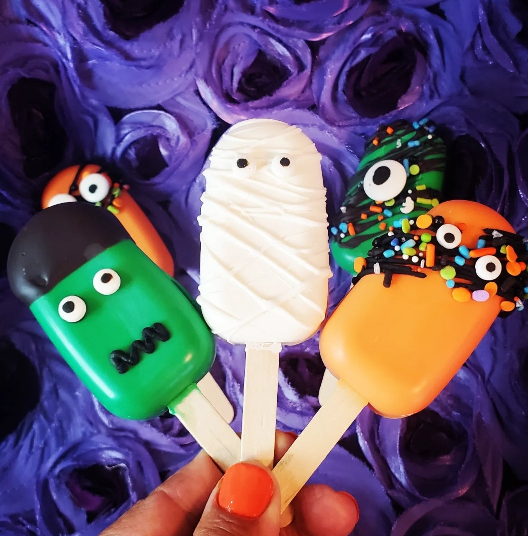 Halloween Cakesicles